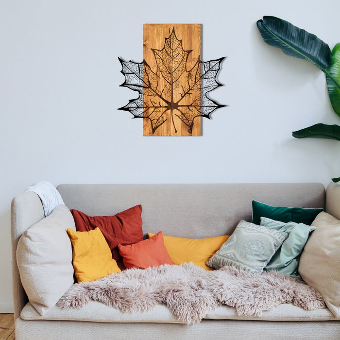 Wallity Hare Escultura de Pared Negro y Nogal Wallity Hare Escultura de Pared Negro y Nogal